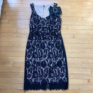 Nanette Lepore Lace Black Dress Sz 6